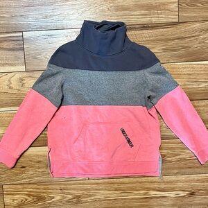 Under Armour Kids' Pink and Gray Sweatshirt